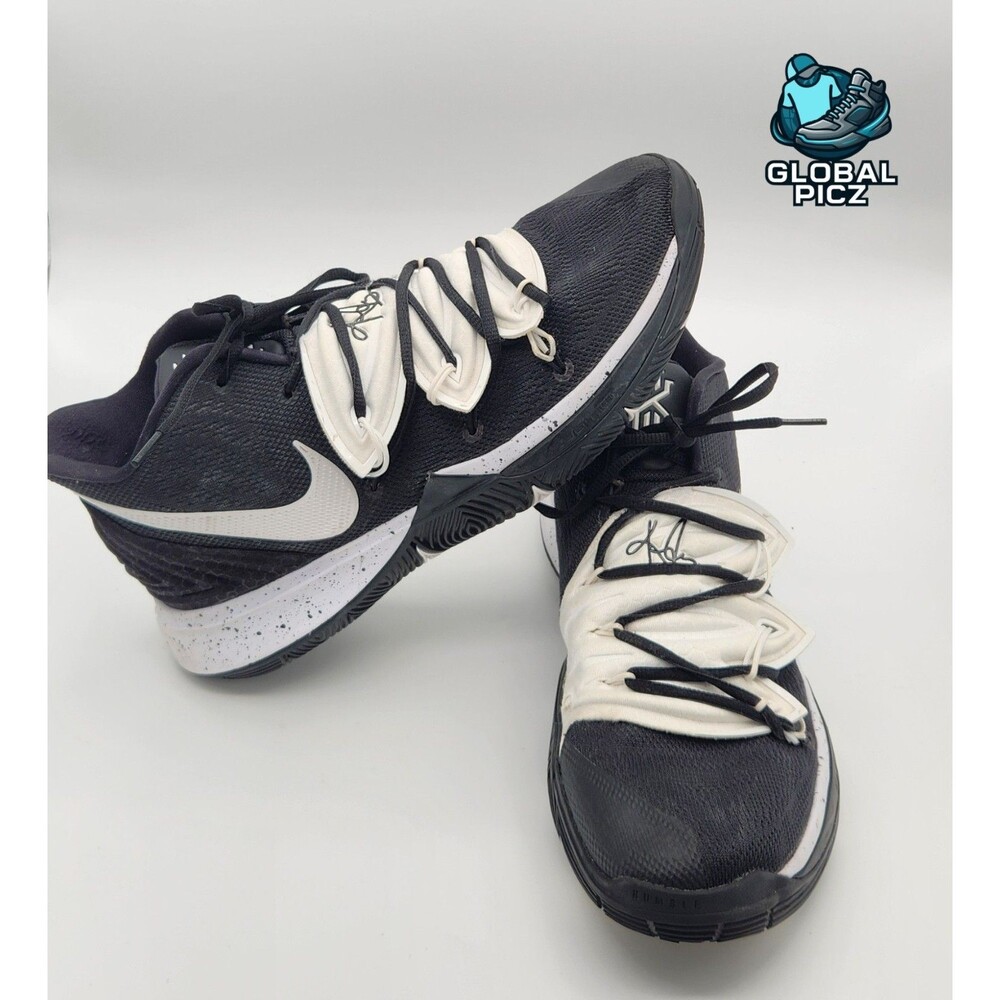 Nike Kyrie 5 Team Black White Basketball Shoes Mens Size 13